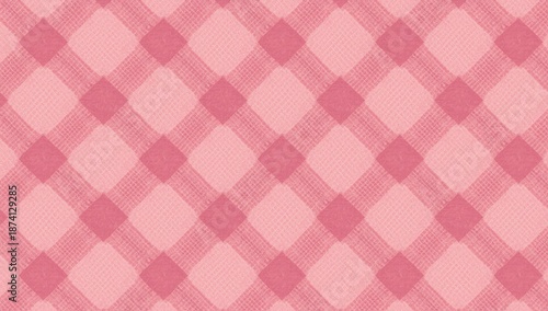 Pink argyle pattern as a versatile background for digital interfaces