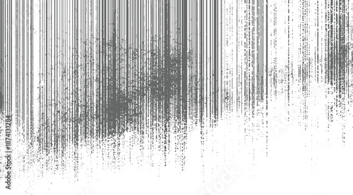 Vertical grunge texture background with distressed lines and scattered dots creating a weathered and aged aesthetic