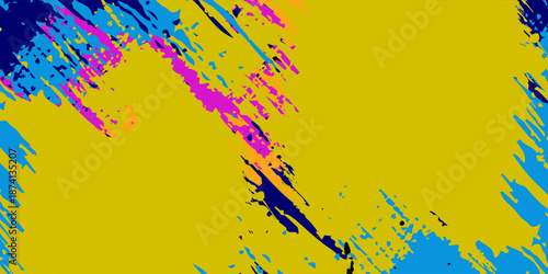 Abstract grunge art background texture with colorful paint. eps 10