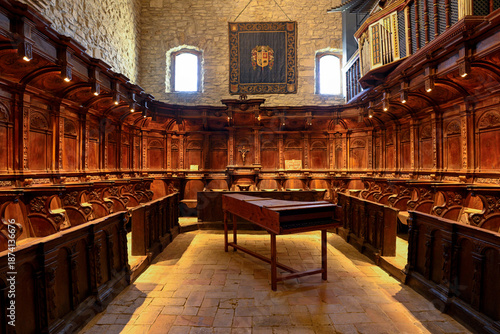 Choir of the Cathedral of La Roda de Isabena