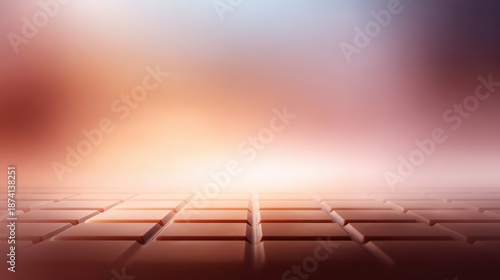 Wallpaper Mural Chocolate-themed background with smooth, glossy surface and warm gradient hues, creating an inviting atmosphere for culinary or dessert-related designs and presentations Torontodigital.ca