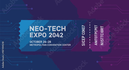 Ticket for Neo Tech Expo Event.