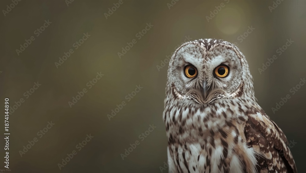Obraz premium Small Australian owl, the Southern Boobook, resting on a tree branch in a forest setting, ideal for nature backgrounds