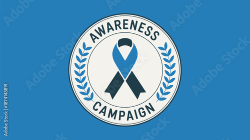 Awareness campaign ribbon Vector