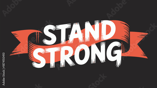 Stand strong Vector
