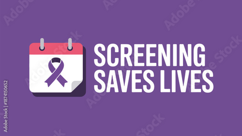 Screening saves lives Vector