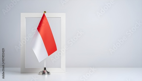 “Bendera Merah Putih Minimalist Frame”