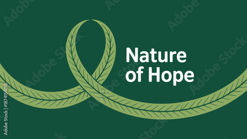 Nature of hope Vector