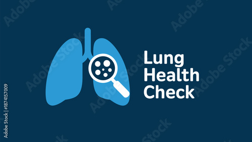Lung health check Vector