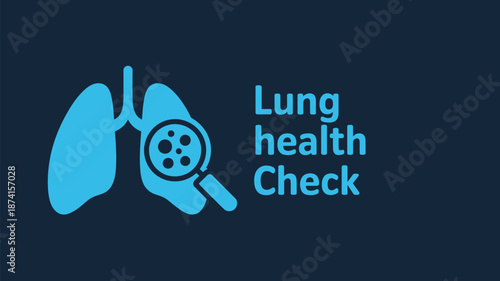 Lung health check Vector