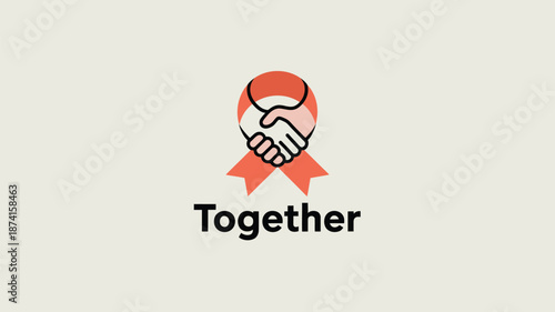 Support and unity symbol Vector