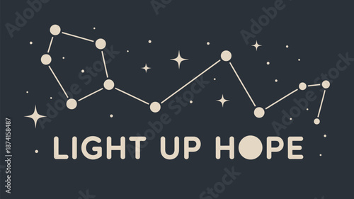 Light up hope Vector