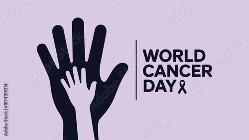 Celebrating world cancer day Vector