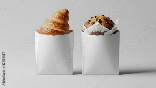 Bakery Paper Bag Mockup