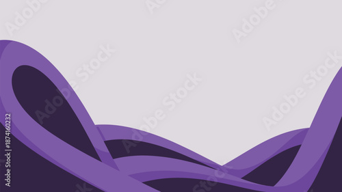 Purple ribbon symbol Vector