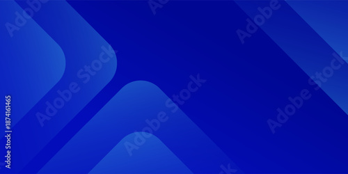 Abstract Blue Layered Wave Background with Smooth Rounded Geometric Shapes and Gradient Colors, Modern Minimal Design for Business Presentation, Corporate Banner, Website Header, Technology and Profes
