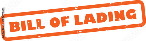 Bill of lading stamp seal logo
