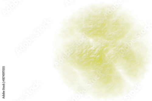 Vibrant Lime Green Crumpled Plastic Texture, Bright Circular Abstract Wrinkled Surface Vector Background