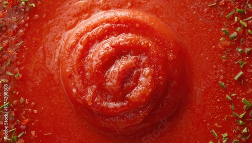 Detailed view of vibrant re...