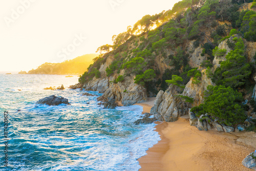 Tableau sur toile Lloret de Mar, Catalonia, Costa Brava, Spain