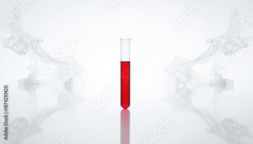 Blood sample for test again...