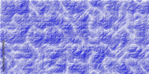 Steel Blue Crumpled Plastic Texture Isolated Graphic Element for Minimalist Projects