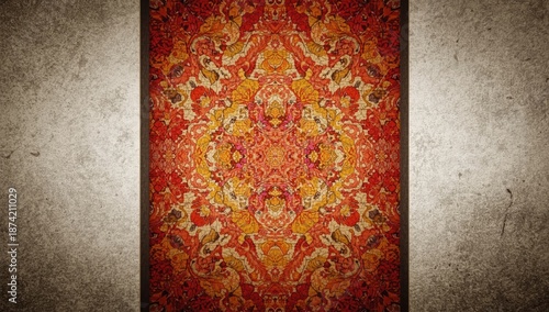 Multicolored stone mosaic p...