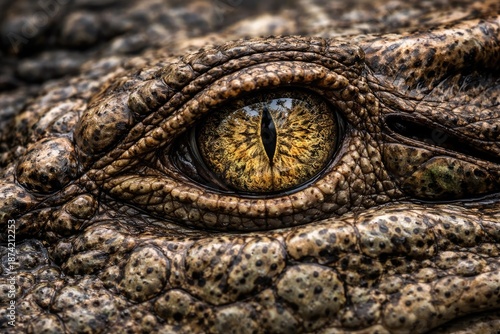 Extreme macro eye shot of a...