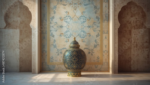 Decorative Arabian motifs i...