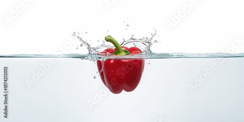 Isolated water and vegetabl...
