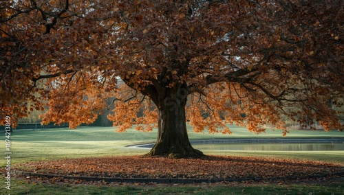 Horse chestnut tree display...