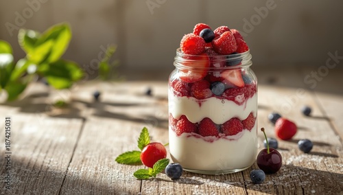 Creamy fruit desserts featu...