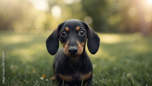 Small dog with distinctive ...