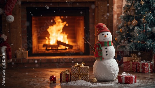 Holiday setting featuring a...