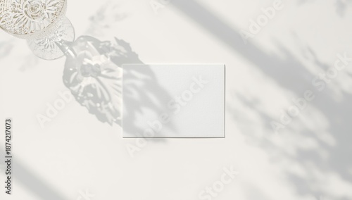 Empty greeting card templat...