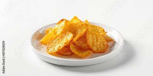 Close-up of potato chips se...