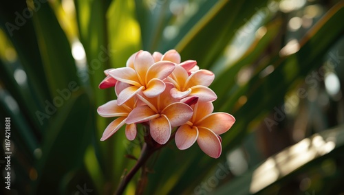 Detailed view of Frangipani...