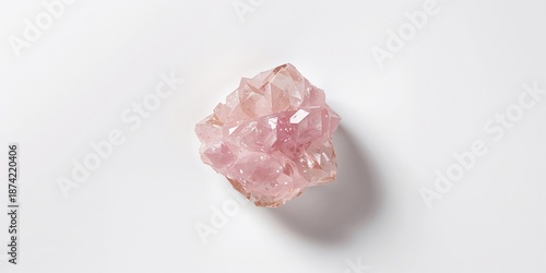 Pink quartz cluster crystal...