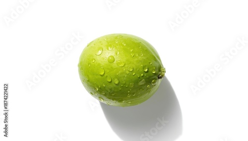 Fresh green coconut with wa...