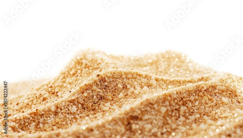 Macro shot of coarse sand g...