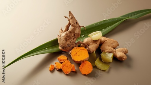 Turmeric and ginger cuts di...