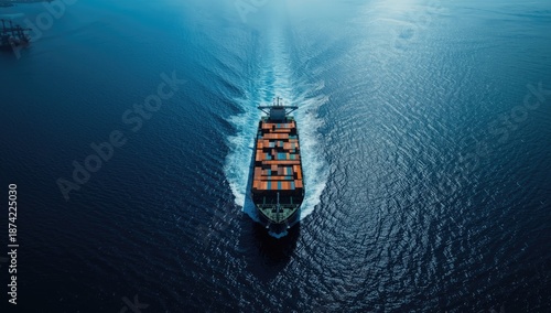 Top-down perspective of a c...