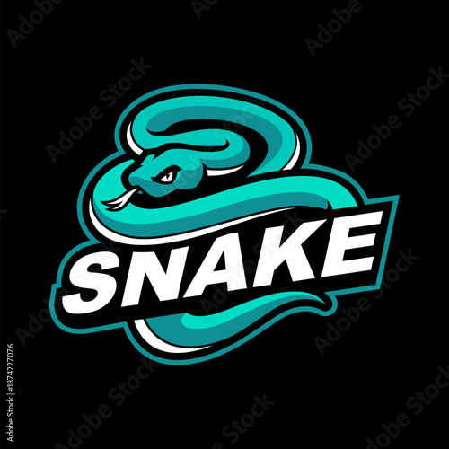 Boa Snake Mascot Logo Design
