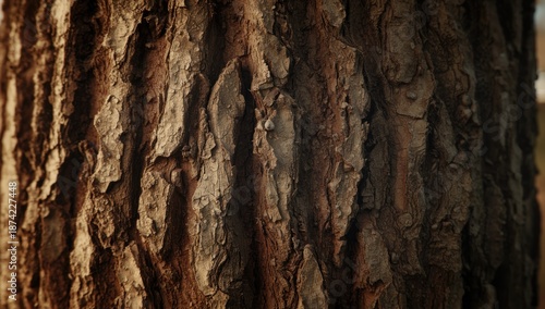 Detailed view of tree bark ...