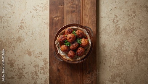 Minced meat meatballs with ...