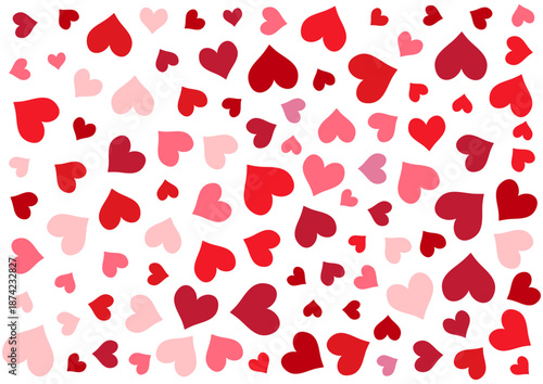 Valentines Day background hearts pattern design