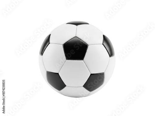 Wallpaper Mural Classic black and white soccer ball isolated on transparent background Torontodigital.ca