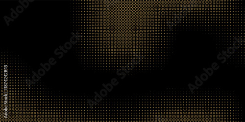 Dark Black vector template with circles. Blurred bubbles on abstract background with colorful gradient. Beautiful design for your business natural advert.