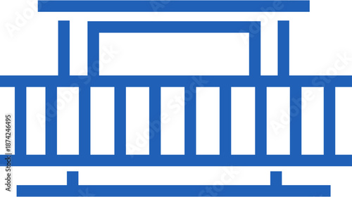 Balcony Icon – Apartment Exterior Line Vector
