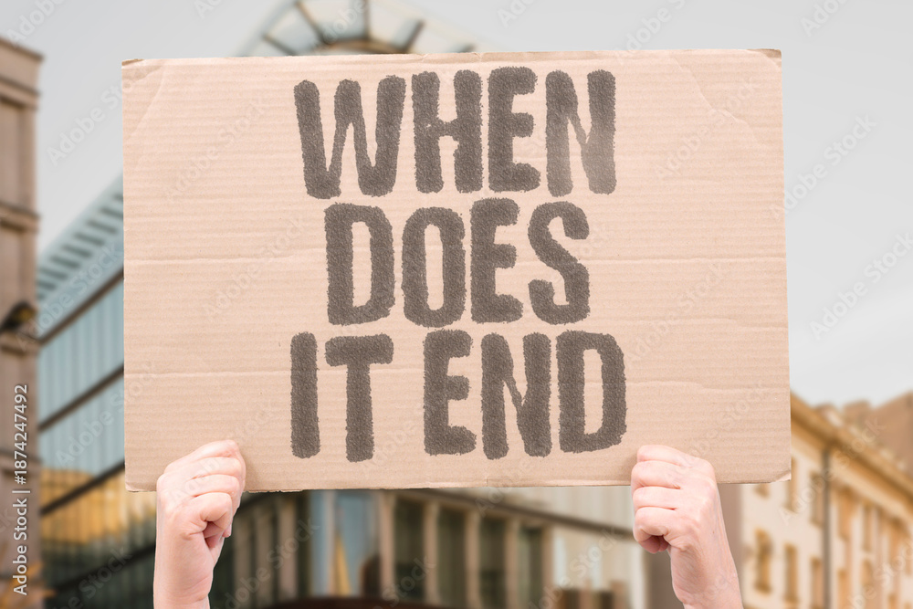 Фотография "When Does It End" Timeline conclusion remains unknown